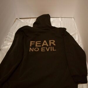 Brown Oversized Zip Up Hoodie Soft Streetwear Logo New